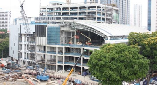 City Square Mall Construction