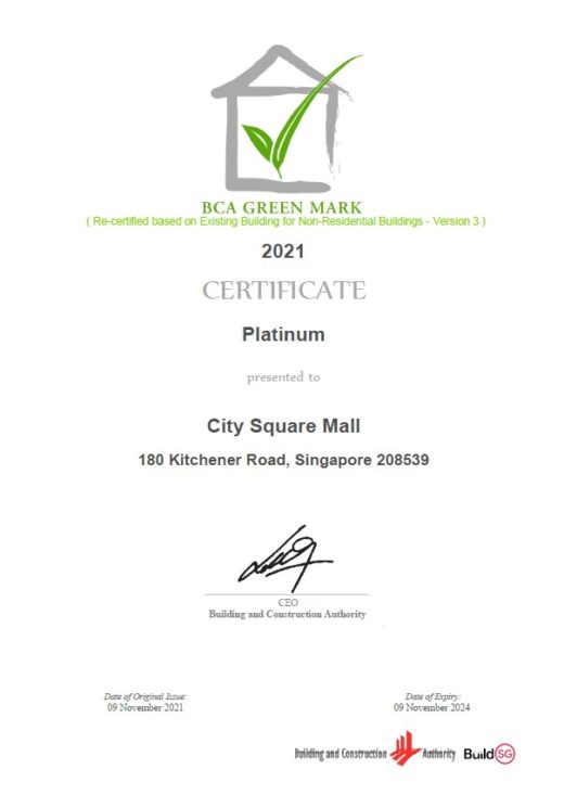 Building and Construction Authority (BCA) Awards 2007 2024 Green